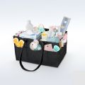 Baby Diaper Caddy Organizer Bag-Foldable Nursery Storage Basket Bag-Diapers, Feeder And Baby Accessories Bag-Waterproof. 