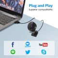 EMEET SmartCam C950 Webcam for PC, 1080P Webcam with Microphone&Privacy Cover, Auto Light Correction, 70° FOV for Personal Use, Plug&Play Web Cam Protect Data, Perfect for Office Professionals&Remote Workers. 