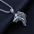 viking Wolf pendent necklace jewelry Viking Animal Necklace for men. 