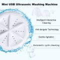 Mini Portable Ultrasonic Turbine Washing Machine Turner USB Powered. 