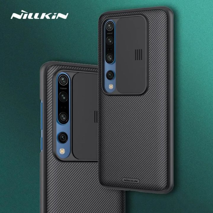 Nillkin for Xiaomi Mi 10 Pro Case Camshield Cover Slide Camera Protection PC Slim Phone Case for Xiaomi Mi10 Mi 10 Pro Lens Case