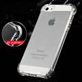 Iphone 5 / 5s Back Cover Transparent Extra Bumper Anti Shock Soft Crystal Clear Cover For Iphone 5 / 5s. 