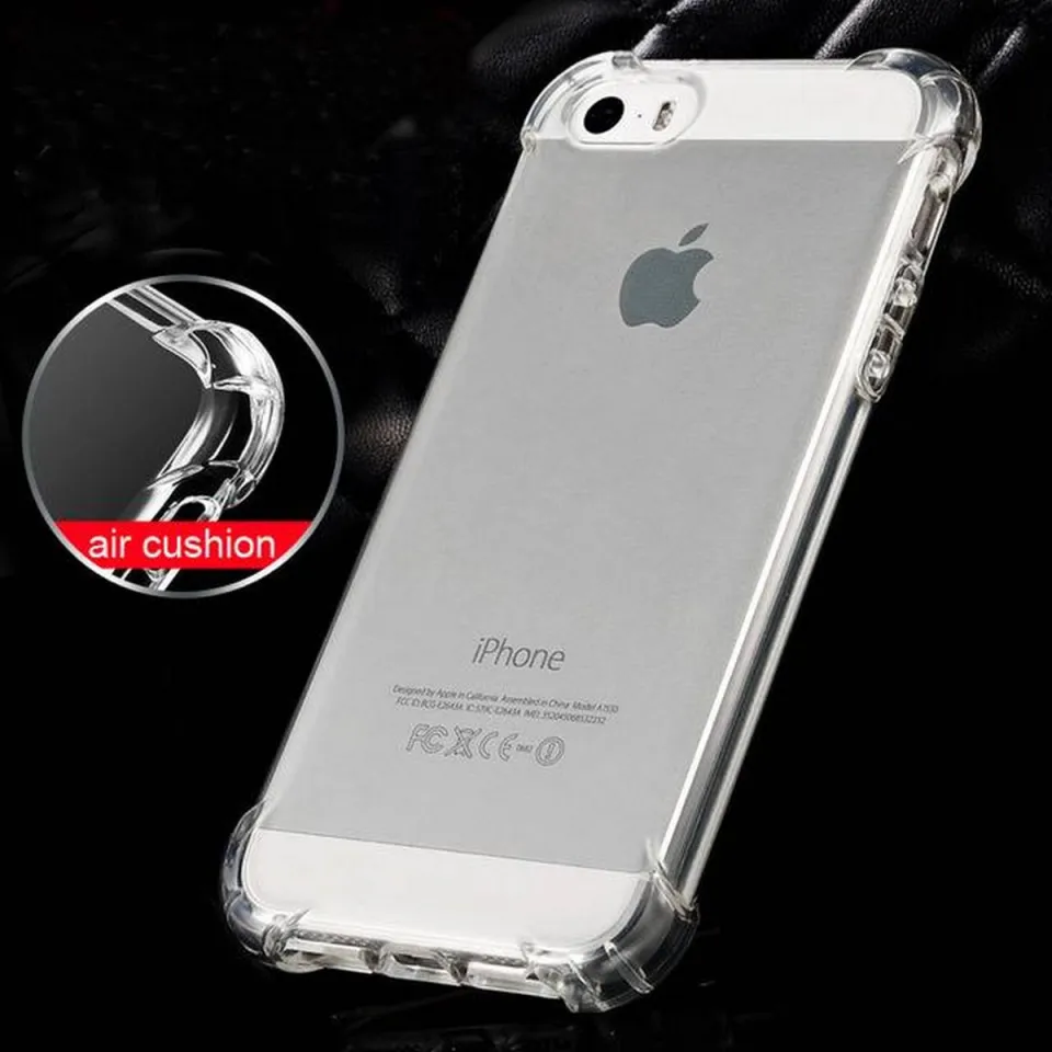 Cover Hama Clear Per IPhone 5/5S/SE | Morbida E Antiscivolo | Grigio Trasparente