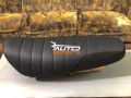 Bike Suzuki Gs150 Foam Padded Leather Seat Cover for long tour comfort & 12mm foam. 