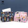 【FUN LIVE】 ALPACA Storage Tissue Box Japan And South Korea Light Snoopy Home Car Pumping Paper Storage Bag Creative Cosmetic Tissue Storage Box For Car. 