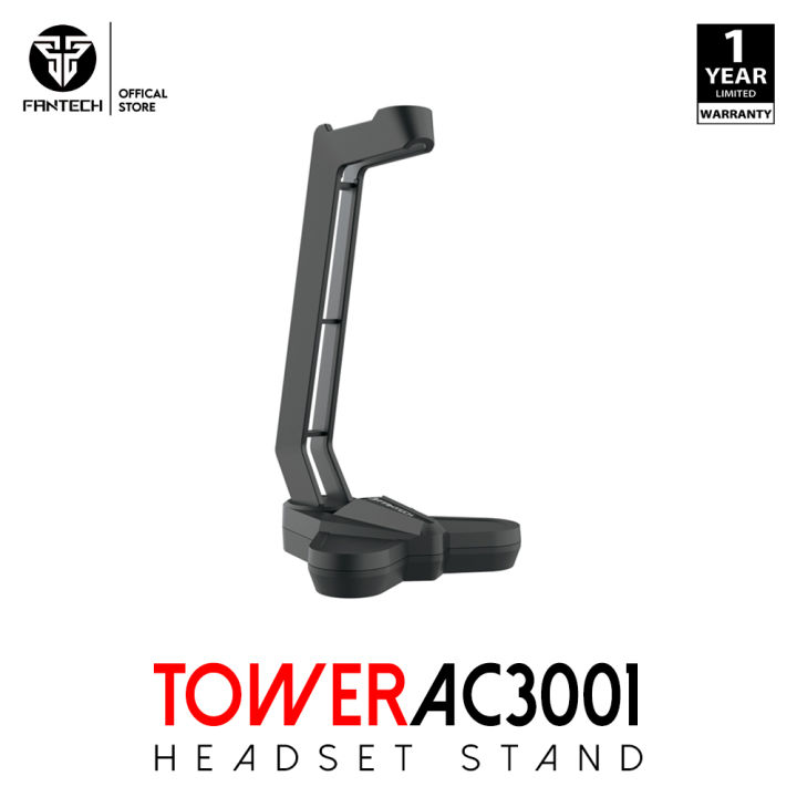 FANTECH%20AC3001%20Headphone%20Flex%20Display%20Stand%20for%20Professional%20Gaming%20Setup%20-%20Black%20-%20Image%202