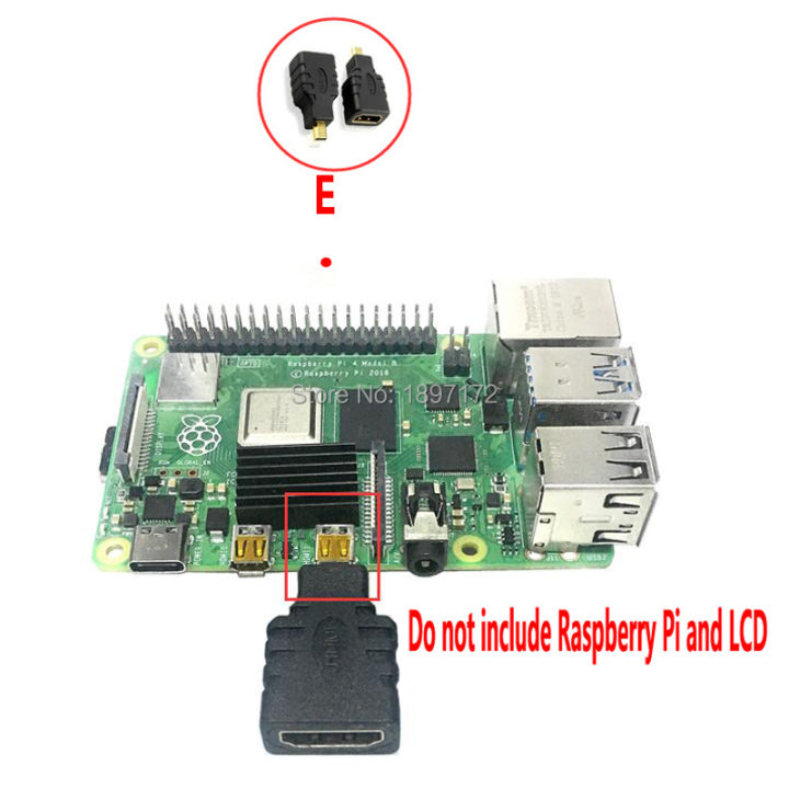 Raspberry%20Pi%204B%20model%203B+%20LCD%20HDMI%20Adapter%20connector%20-%20Image%205