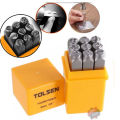 Tolsen 9PCS Steel Number Punch Stamp Set (6mm). 