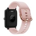 For ID205 / Willful SW021 19mm Electroplating Buckle Silicone Watch Band. 