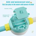 Children's Electric Handheld Shower Head，Rainbow Cloud Spray Water Kids Bathtub Faucet Bathroom Accessory，Bathtub Water Game with Electric Shower Head and Sucker for Kids，for Infants Toddlers. 
