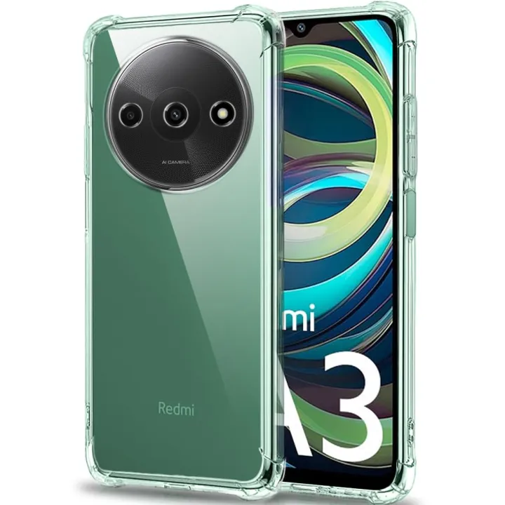 Xiaomi%20Redmi%20A3%20/%20Xiaomi%20Poco%20C61%20/%20Xiaomi%20Redmi%20A3x%20Anti-shock%20Clear%20Acrylic%20Hybrid%20TPU%20Phone%20Case%20Cover%20(Transparent)%20-%20Image%203