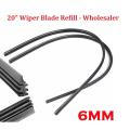 Car Wiper Replacement Rubber 20 Inch Universal 2 Pcs. 