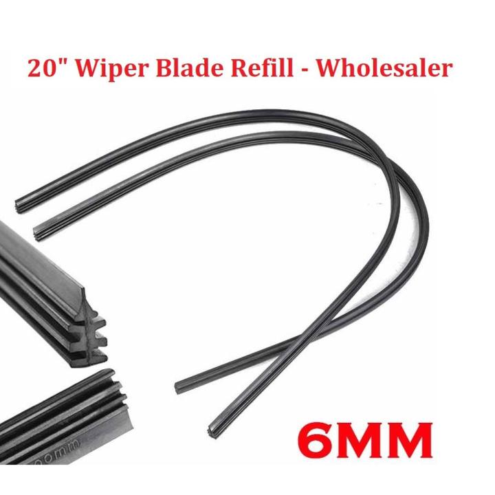 Car Wiper Replacement Rubber 20 Inch Universal 2 Pcs