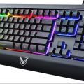 RGB Wired Gaming Keyboard, 8 Individual Multimedia Keys, Adjustable Backlight Wired Keyboard with Non-Fading Keycaps, 25 Keys Ànti-ghòsting, Splásh-Proof, Compatible with Windòws Mác Gaming. 