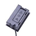 Thermometer digital LCD -40 Degrees Celsius + 110 Degrees Celsius Temperature measuring instrument Temperature gauge, 2 Meter. 