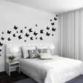 30-Piece Elegant Wooden Butterfly Wall Decor Set for Kids Bedroom - Home Decor Accent. 