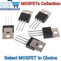5PCS MOSFET IRFZ44N 740 IRF3205 P75NF75 COLLECTION. 