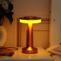 LED Portable Cordless Table Lamp with Touch Sensor 3 Color Stepless Dimming Rechargeable Cordless Lamp Table Light Wireless Lamp for Nursery. 
