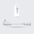 E27 LED Remote Control Plug Holder Base for Night Bedside Lamp (without Light Source) Voltage:220V. 