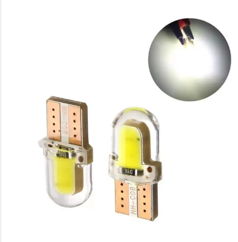 2Pcs Car Parking Bulb T10 Smd Cob White for car Meter Parking Bulbs