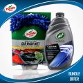TURTLE WAX - BUNDLE OFFER - HYBRID SOLUTIONS CERAMIC WASH & WAX - 1.42 LITERS , MICROFIBRE SCRATCH FREE CAR WASH MITT. 