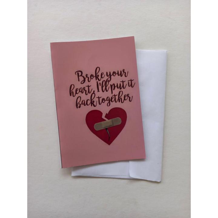 Sorry Greeting Card A6 size with envelope