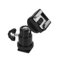 Lcd Monitor Adapter Hot Shoe Cold Shoe Base With 1/4 Inch Female Hole. 