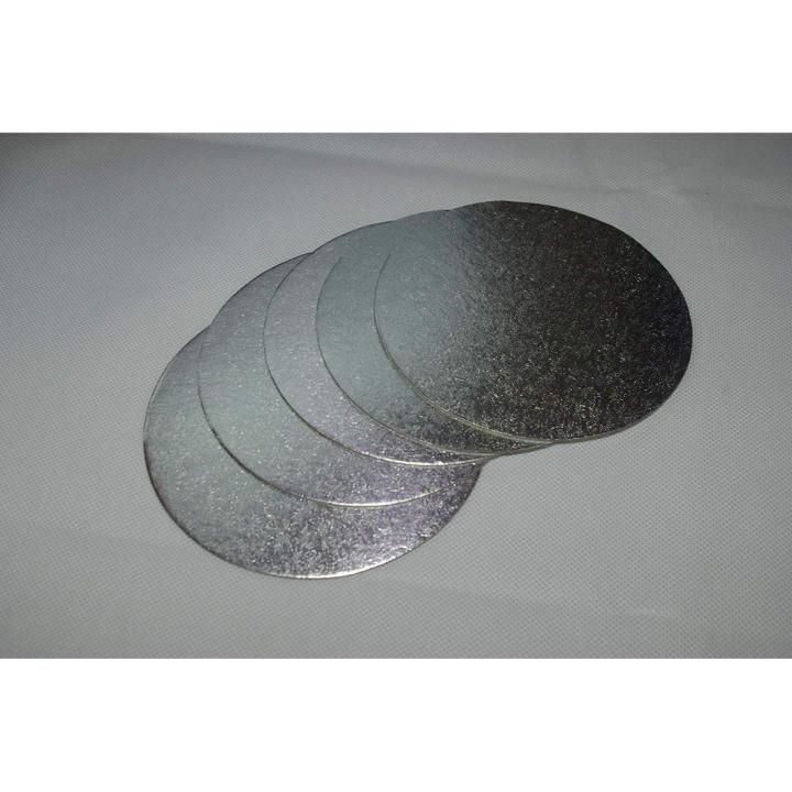 Cake Board Round silver