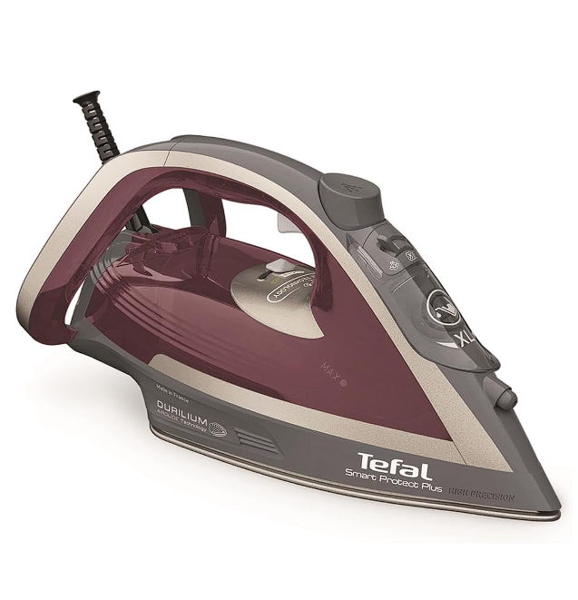 Tefal Steam Iron FV6870 Smart Protect Plus | 2800W | Automatic Shut-Off | Vertical Steam | Outstanding Gliding Properties