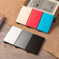 Rfid Smart Wallet Card Holder Metal Thin Slim Men Women Wallets Pop Up Minimalist Wallet Small Black Purse Vallet Walets for Men. 