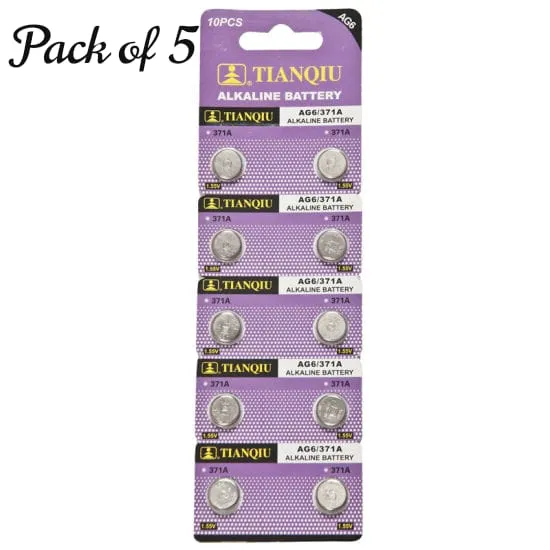 Tianqui%20Watch%20Battery%20LR920H%20371%20Alkaline%20Battery%201.5V%20AG6%20SR920SW%20Battery%20Coin%20Button%20Cell%20%20%7C%20%20Pack%20of%205%7C%20DIY%20HUB%20-%20Image%204