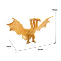 Figure Realistic Flying Dragon Action Figure Model Toy for Boys Kids Adults Gift Three-headed Dragon Toy. 