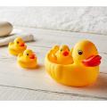 Pack Of 3 Small & 1 Big Duck Kids Bath Toy Chu Chu Ducks - Yellow. 