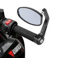 Universal Motorcycle Retro Rear view Mirror Racing Aluminium Modified Handle Bar Ends Side Mirrors Cafe Racer For 7/8 Inches Diameter Handles. 