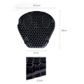 Back pain Relief Motorcycle Honeycomb Gel Seat Cushion 3D Mesh Fabric Comfort Autobike Decompression Cover Shock Absorbing Relief Cushions - Bike Seat Cushion For Back pain - Motorcycle Seat Cover  - seat cushion for motor bike - air mesh seat cover. 