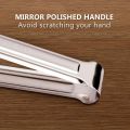 Tongs, Stainless Steel Food Serving Tongs, 9.45 Inches Serving Utensils Perfect for Frying Cooking Grilling BBQ Salad Buffet Steak Toast Bread Pastry Sandwich (Silver). 