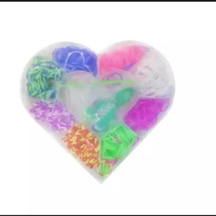 DIY Colorful loom Band Kit For Kids Rubber Band Loom Bands For Girls Rainbow Band For girls with Accessories Box Pack DIY TOYS - MO MART