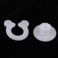 8 Pcs ABS Bed Sheet Clip Clamp Grippers - Keeping Quilt Place,White/Blue. 