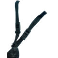 Neck Strap Nikon Yellow Black Leather - Black. 
