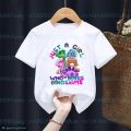 Just A Girl Who Loves Dinosaurs,Girl Dinosaur Gifts Tshirt Cute Children Tshirt Summer Fashion Girl T-Shirt White Pink Shirt Top. 
