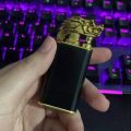 Refillable Fancy Dual Flame Dragon Lighter. 