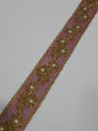 1 Yard / Gaz Premium Embroidery Lace Trim for Women Dresses | Fancy Designer Lace Border for Suits, Kurtis & Dupatta | Colorful Decorative Stitching Lace for Fashion & Boutique Wear. 