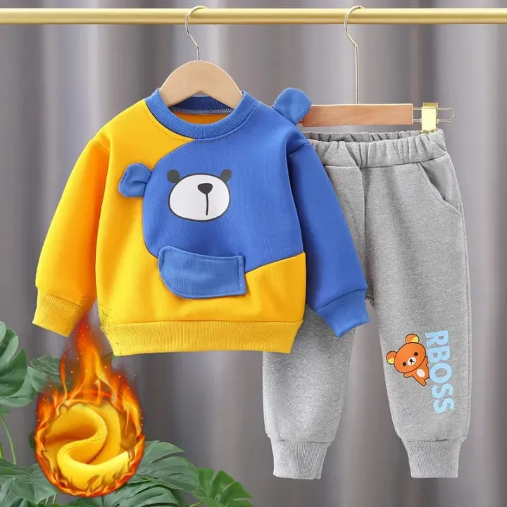 Swetshirt%20And%20Pajama%20Trouser%20Tracksuit%20For%20Kids%20Baby%20Boys%20And%20Baby%20Girls%20Imported%20Comfy%20Winter%20Warm%20Tracksuit%20-%20Image%207