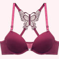 Front Open Butterfly Y-line Adjustable Straps Push Up Bra for girls / womens -1606. 