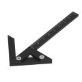 Center Scribe Gauge Line Circle Marker 45 90 Degree Angle Finder Imperial Black. 