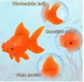 15 Pieces Artificial Aquarium Fishes Plastic Fish Realistic Artificial Moving Floating Colorful Goldfish Fake Goldfish Decoration Ornament for Aquarium Tank. 