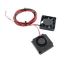 Silent 24 Volt Extruder Hot End Fan Turbo Fan Combo for Ender 3X. 