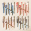 MISS Rose 8 Pcs Makeup Brush Set Random Colors. 