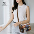 LouisWill Women's Bag Shoulder Bag Cross-body Messenger Bohemian Style Splicing Contrast Design Multi Layer Pocket Large Capacity Retro Printing Adjustable Shoulder Straps Zipper Inner Pocket. 