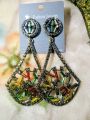 Premium Quality Elegant Antique Metallic Stylish Earrings – Stylish & Lightweight Fashion Jewelry. 